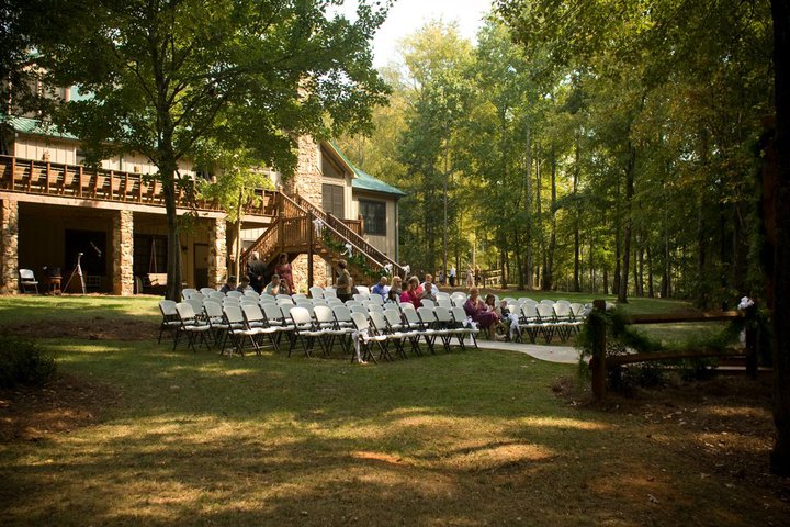 outdoor wedding ceremony